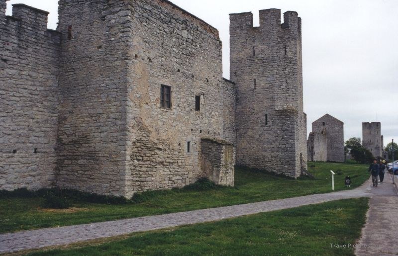 Visby gotland stone wall